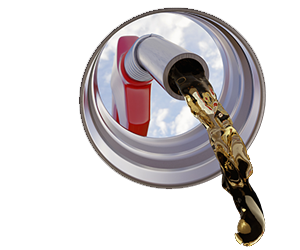 Benzin E5 und E10 und Dieselkraftstoffe